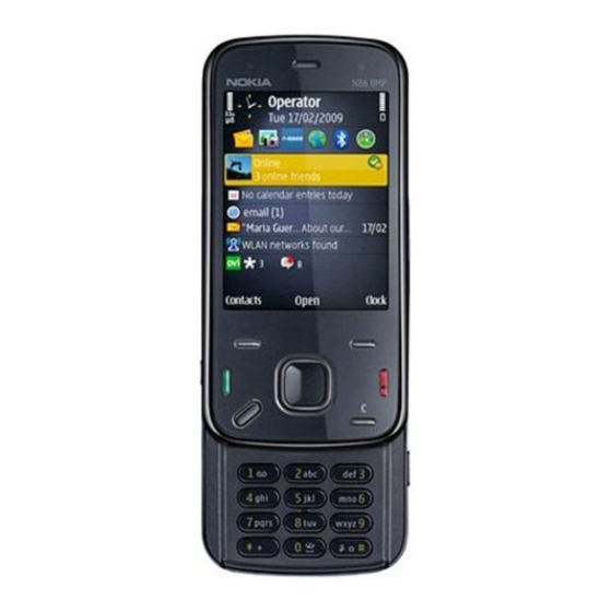 Nokia N86 8MP Bedienungsanleitung