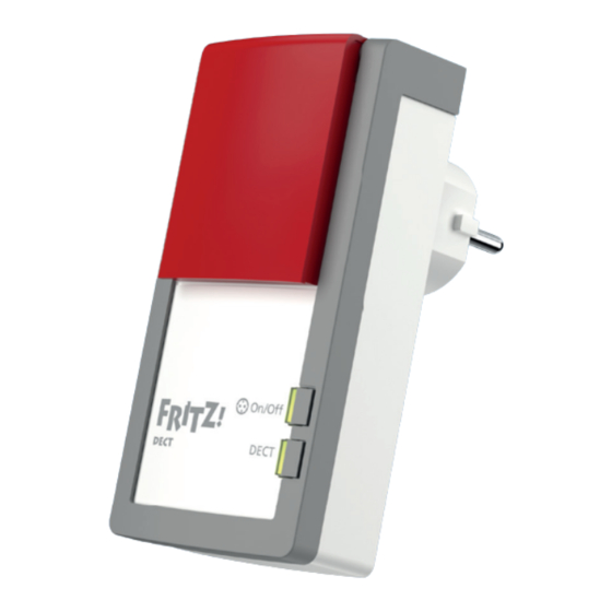 AVM FRITZ!DECT 210 Bedienungsanleitung