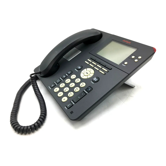 Avaya one-X Bedienungsanleitung