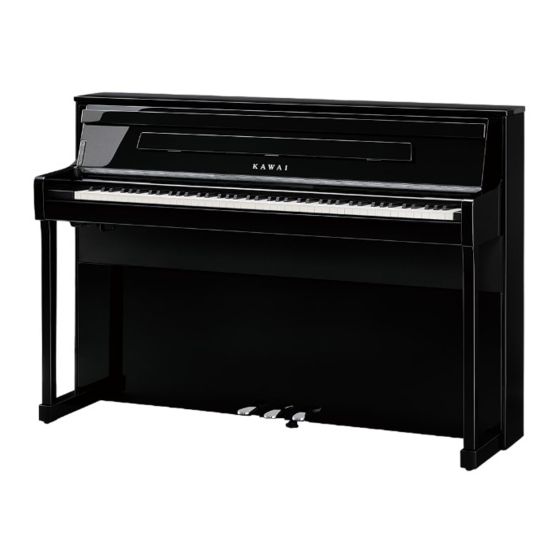 Kawai CA901 Konfigurationsanleitung