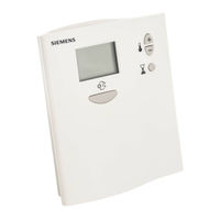 Siemens Landis & Staefa RDD10 Serie Bedienungsanleitung