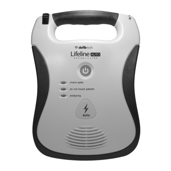 Defibtech DDU-120 Benutzerhandbuch