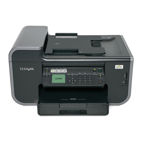 Lexmark Pro700 Serie Benutzerhandbuch