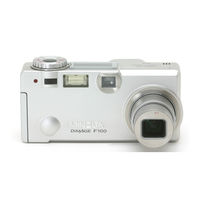 Minolta Dimage F100 Bedienungsanleitung