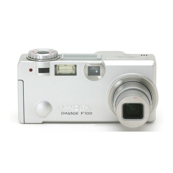 Minolta Dimage F100 Bedienungsanleitung