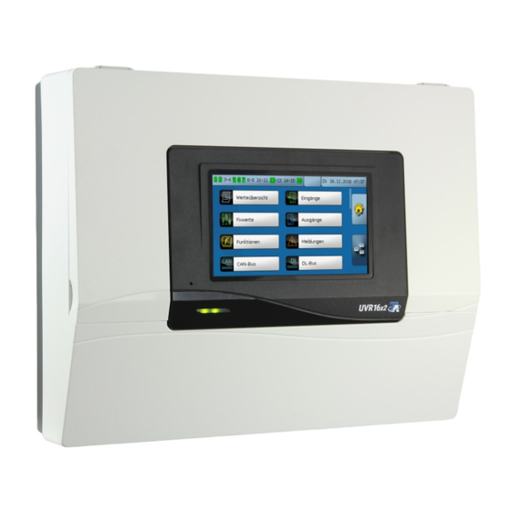Technische Alternative UVR16 2 Serie Montageanleitung