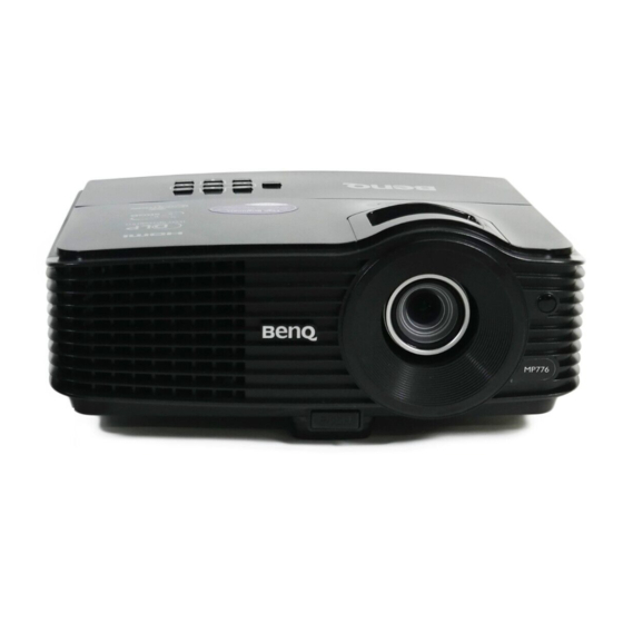 BenQ MP776 Benutzerhandbuch