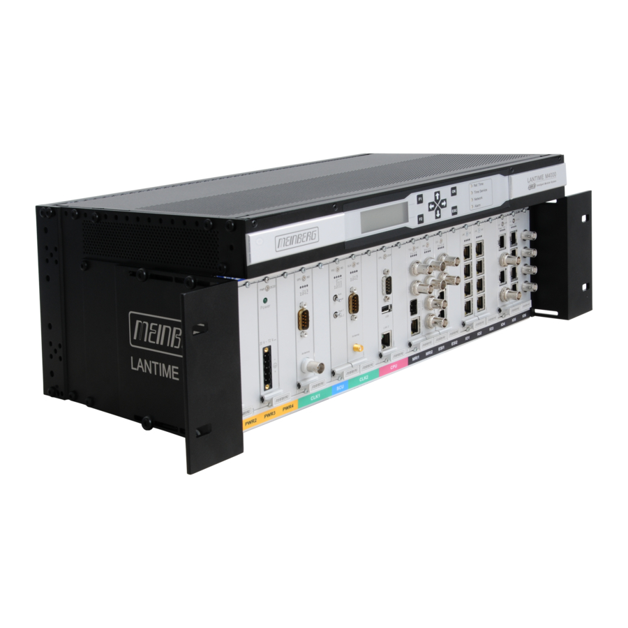 Meinberg IMS-LANTIME M4000 Handbuch