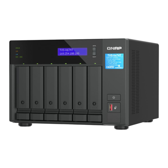 QNAP TVS-h 74T-Serie Benutzerhandbuch