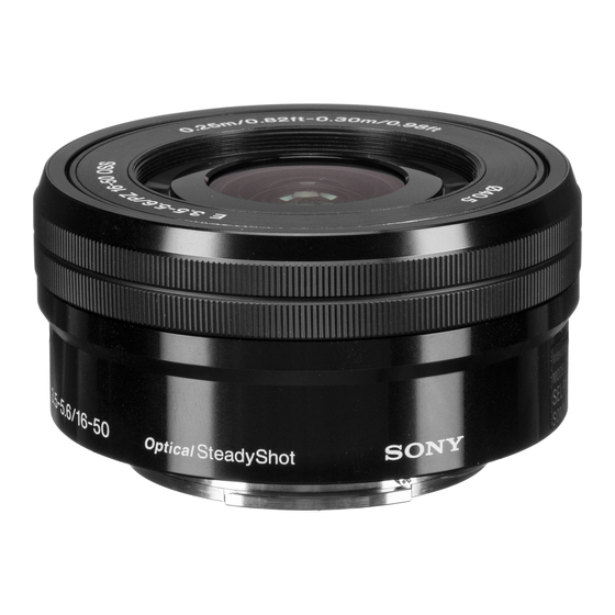 Sony SELP1650 Bedienungsanleitung
