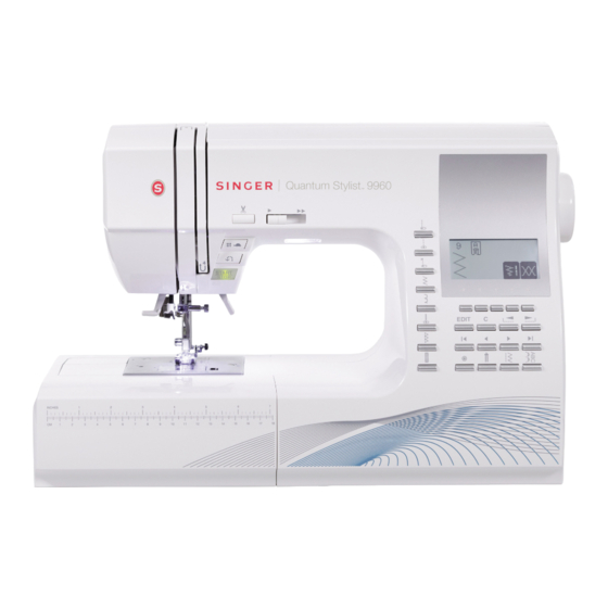 Singer 9960 Bedienungsanleitung