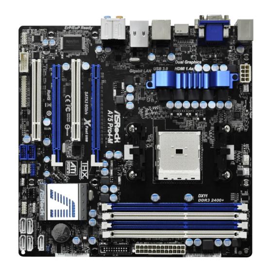 ASROCK A75 Pro4-M Handbuch