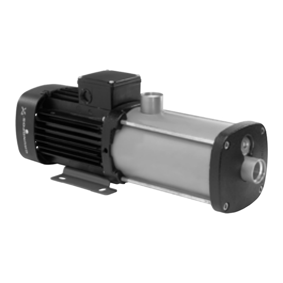 Grundfos CM-SERIES PUMP Montage- Und Betriebsanleitung
