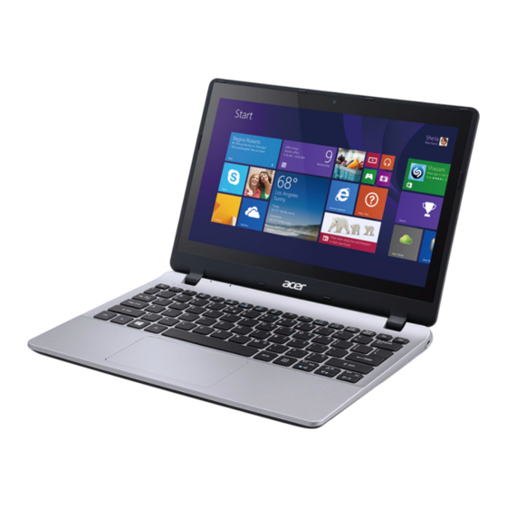 Acer Aspire V 11 Touch Benutzerhandbuch