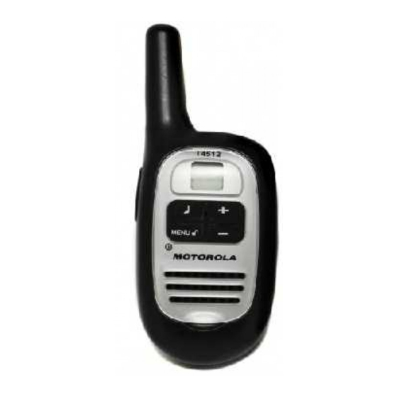 Motorola T4512 Handbuch