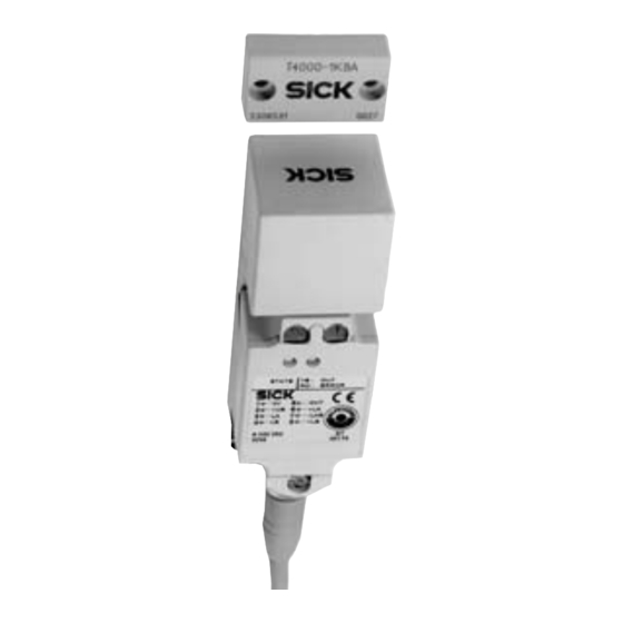 SICK T 4000 Compact Betriebsanleitung