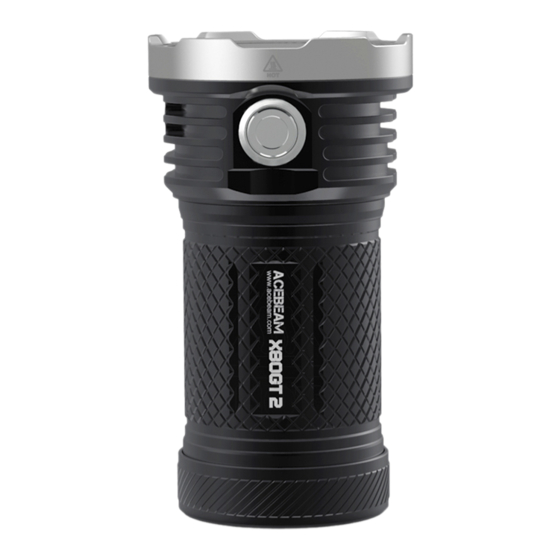 Acebeam X80 Benutzerhandbuch