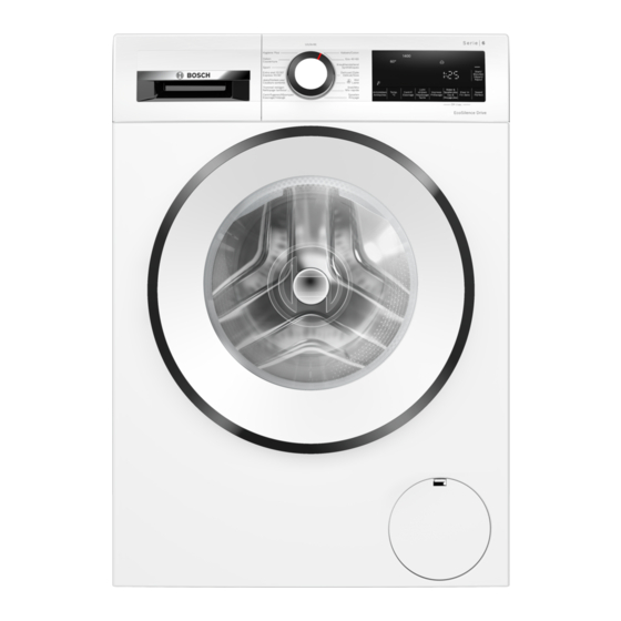 Bosch WGG24403FG Gebrauchs- Und Montageanleitung