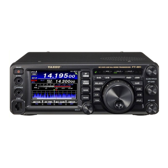 Yaesu FT-991 Bedienungsanleitung