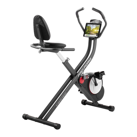 Pro-Form X-BIKE DUO Bedienungsanleitung
