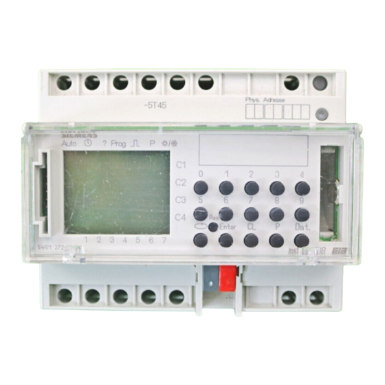 Siemens 5WG1 372-5EY01 Bedienungsanleitung
