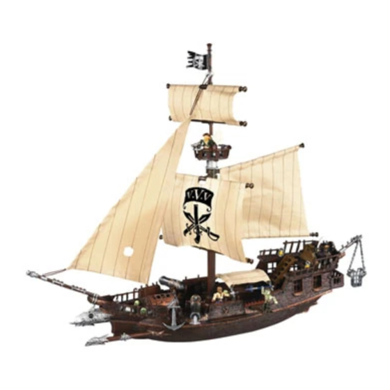 MEGA BLOKS PYRATES Captain Cutlass' STORMSTALKER Bedienungsanleitung