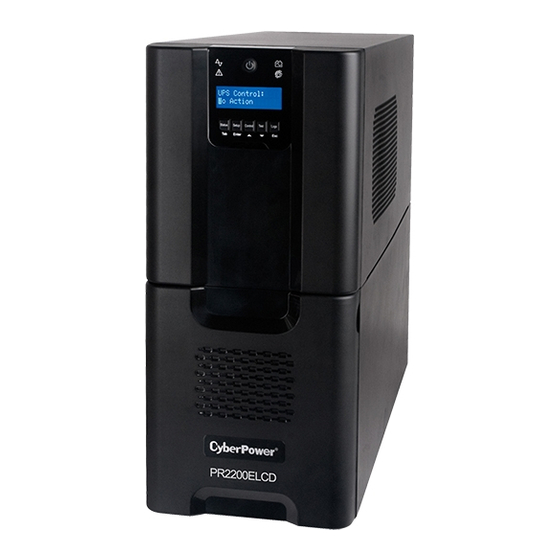 CyberPower PR2200ELCD Bedienungsanleitung