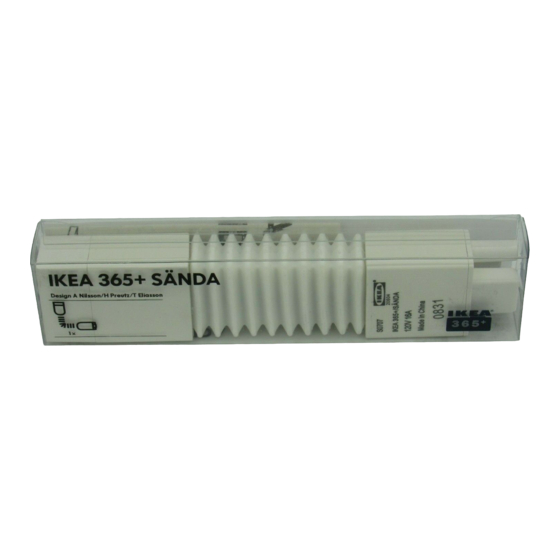 IKEA 365+ SANDA Montageanleitung