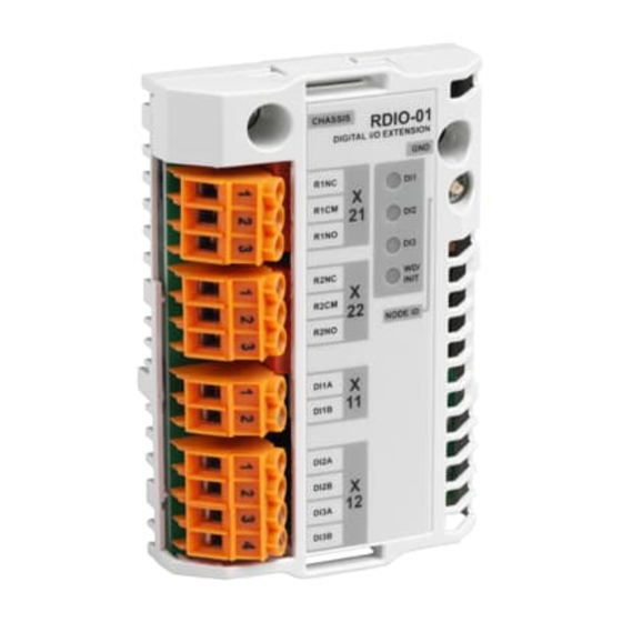 ABB RDIO-01 Benutzerhandbuch