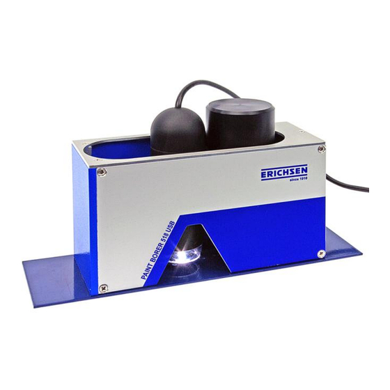 ERICHSEN PAINT BORER 518 USB Technische Beschreibung