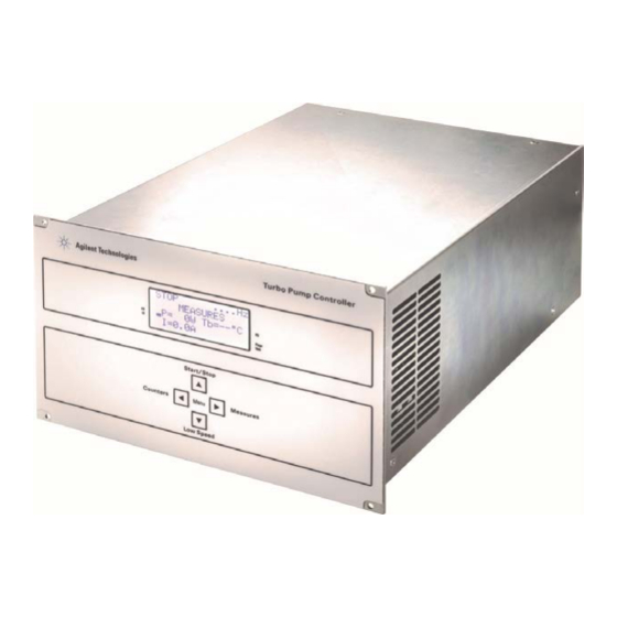 Agilent Technologies TwisTorr Medium-TMP Bedienungshandbuch