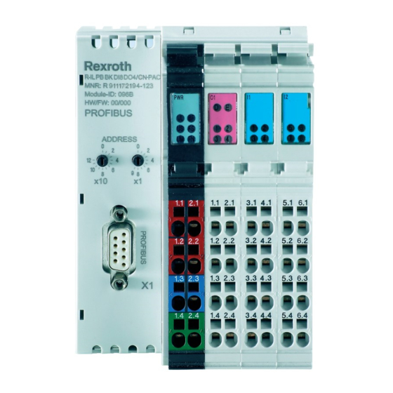 Bosch Rexroth R-IL PB BK DI8 DO4/CN-PAC Anwendungsbeschreibung