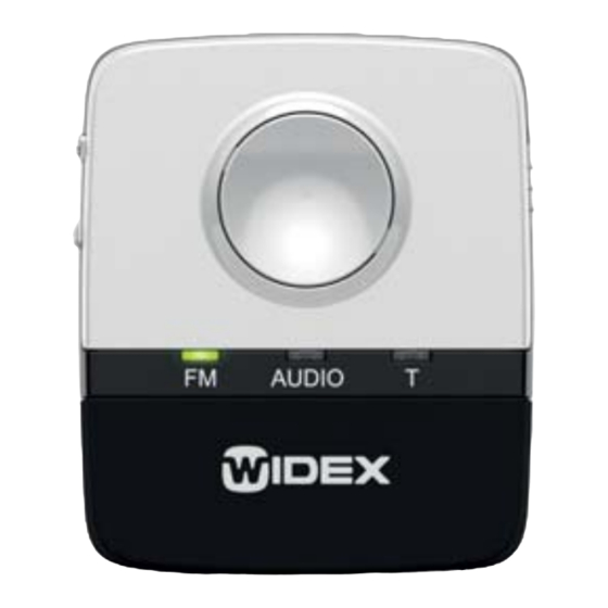 Widex DEX FM+DEX Bedienungsanleitung