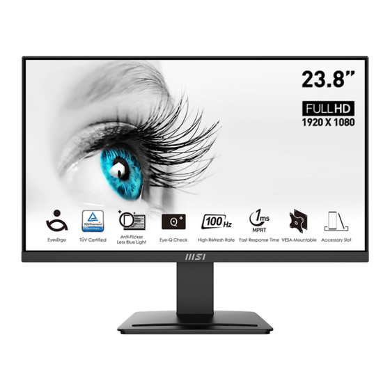 MSI PRO MP2412 Bedienungsanleitung