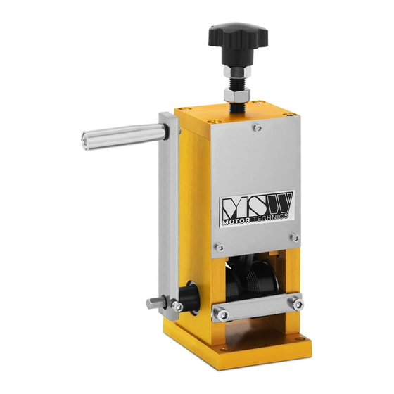 MSW Motor Technics MSW-WIRESTRIPPER-006 Bedienungsanleitung