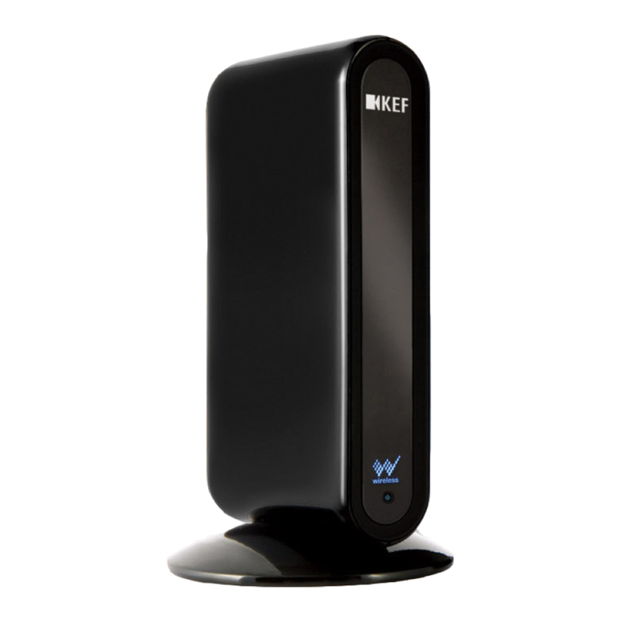 KEF Wireless Tx Installationshandbuch