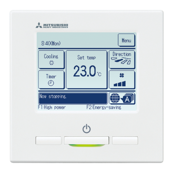 Mitsubishi Heavy Industries RC-EXZ3A Installationsanleitung