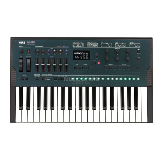 Korg opsix EFGSJ1 Blitzstart