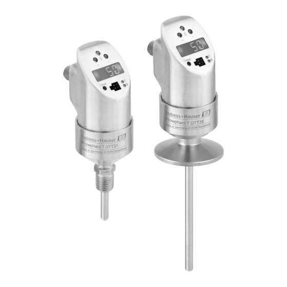 Endress+Hauser Flowphant T DTT31 Technische Information