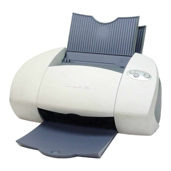 Lexmark Z65 Color Jetprinter Benutzerhandbuch