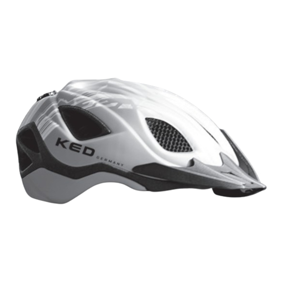 KED Fahrradhelme Gebrauchsanweisung
