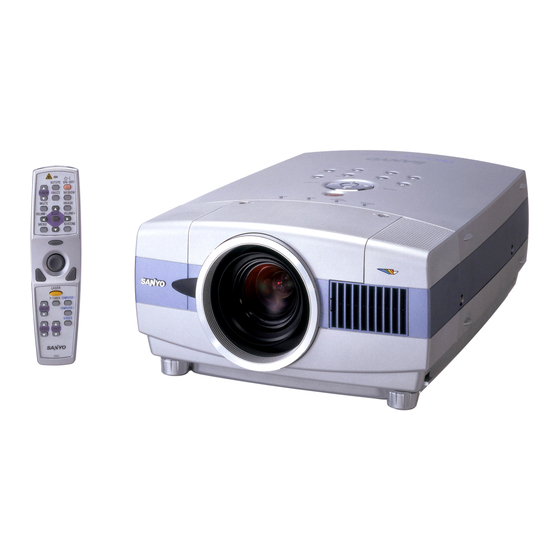 Sanyo PLC-XT11 Bedienungsanleitung