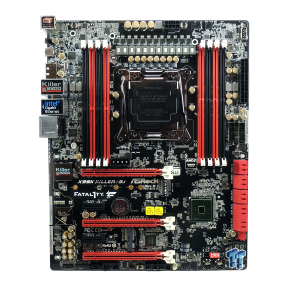 ASROCK Fatal1ty X99X Killer Serie Handbuch