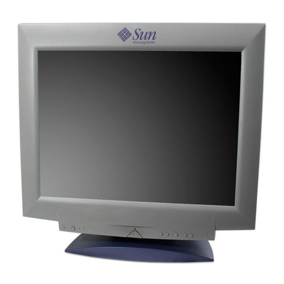 Sun Microsystems GDM-5410 Anleitung