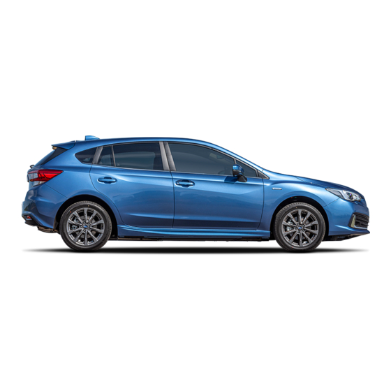 Subaru IMPREZA e-BOXER 2021 Betriebsanleitung