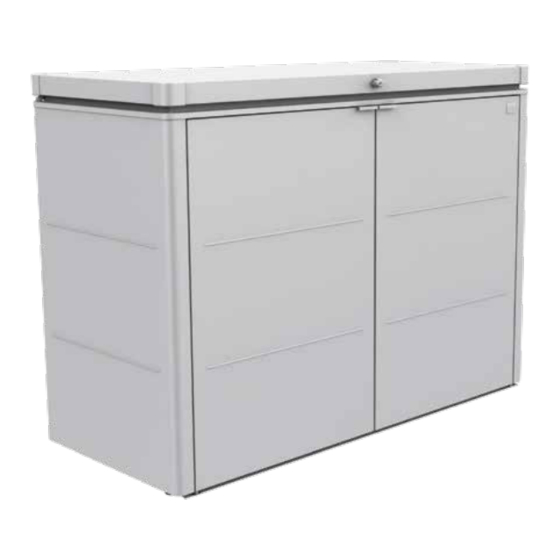 biohort HighBoard SE 160 Aufbauanleitung