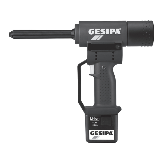 Gesipa PowerBird Solar Ergänzung Zur Betriebsanleitung