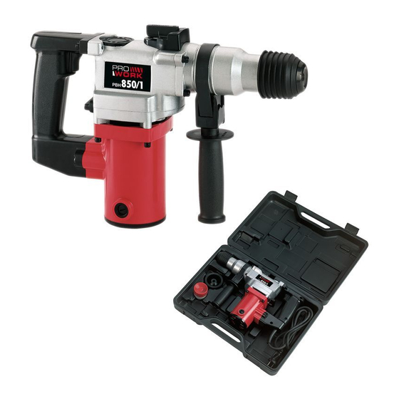 Pro Work PBH 850/1 Bedienungsanleitung