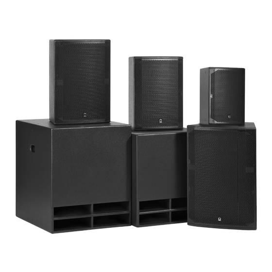 Turbosound TCX Serie Schnellstartanleitung