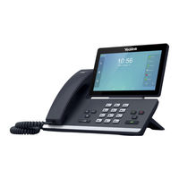Yealink SIP-T58W Bedienungsanleitung